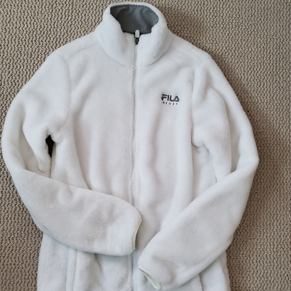 Fila Sport Faux Fur Full Zip Jacket XS